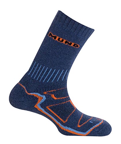 Mund Socks Calcetín Alta montaña Alpinismo Makalu Invierno Unisex (Blue, EU 38-41)