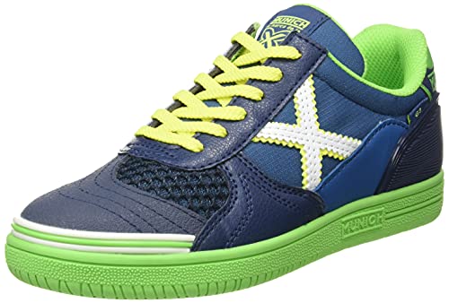 Munich G-3 Kid Indoor, Zapatillas Deportivas, Azul, 34 EU