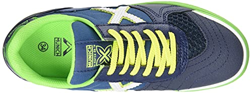 Munich G-3 Kid Indoor, Zapatillas Deportivas, Azul, 34 EU