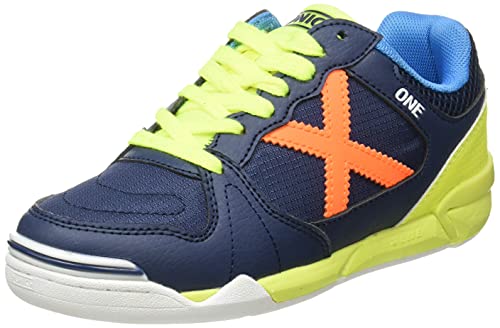 Munich One Kid Indoor 41, Zapatillas Deportivas, Azul, 35 EU