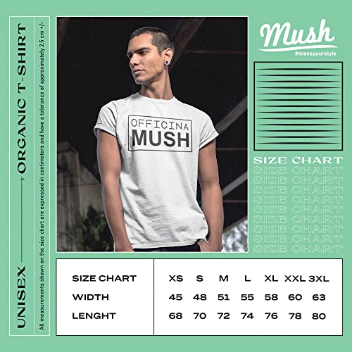 MUSH – Camiseta Comunismo – Io Mangio i Bambini – Divertido – 100% algodón orgánico Burgundy L