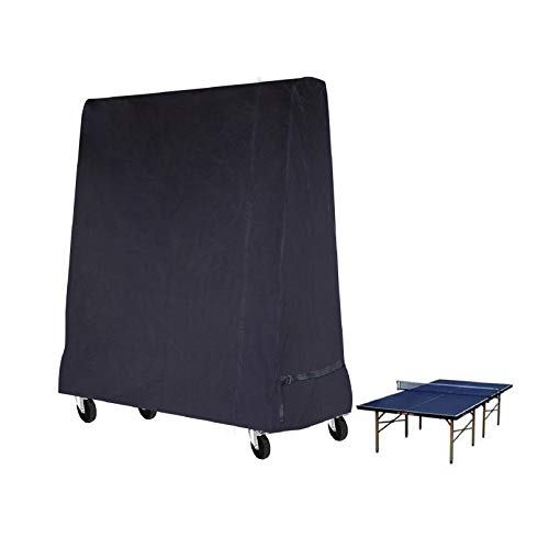Mutsitaz Funda Protectora para Mesa de Ping-Pong Impermeable Resistente al Polvo Anti-UV Protección Oxford 165 x 70 x 185 cm