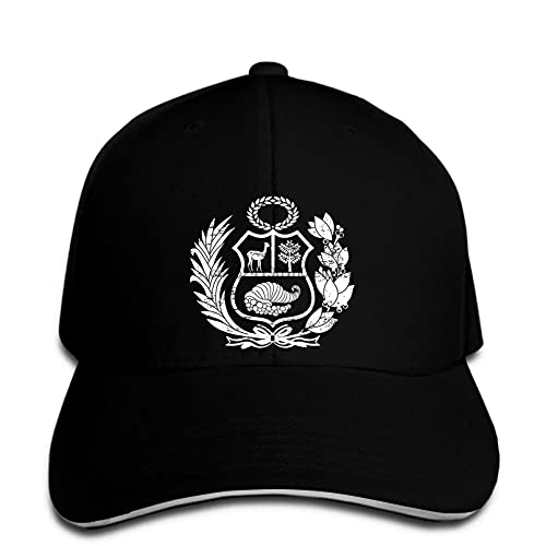 MWLSW Gorra de béisbol Hombres Perú Escudo de Armas Peruano Snapback Hat Pico Regalos Deportivos Aire Libre para Amantes Hip-Hop