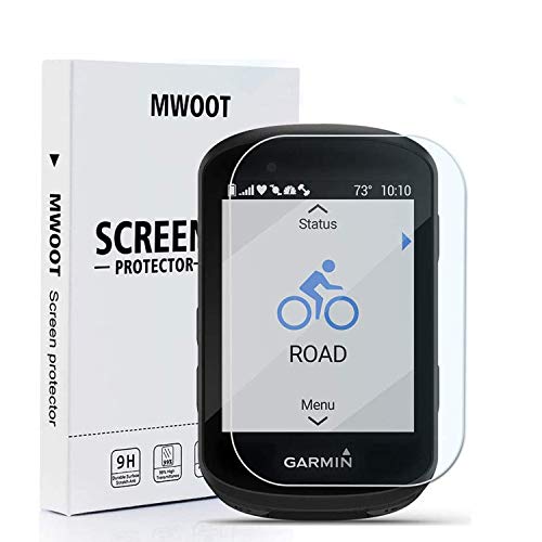 MWOOT 3 Unidades Protectores Cristal Templado Compatible con Garmin Edge 830 530, 9H Dureza Resistente a Arañazo Protector de Pantalla para Proteccion de Pantalla