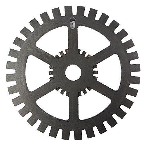 MYAMIA Decorc.Aión de Madera de La Pared del Engranaje del Estilo Industrial Decorc.Aión Antigua 40cm del Arte de La Barra del Hogar de La Barra