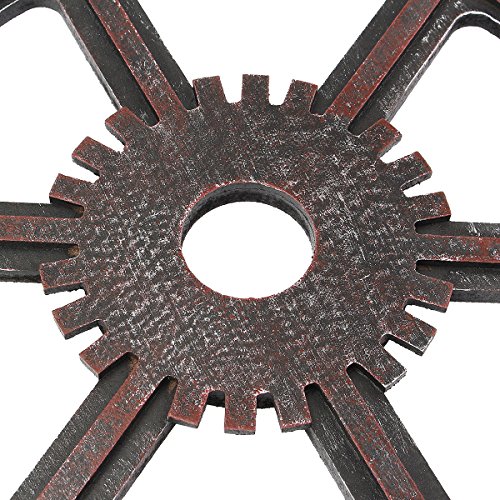 MYAMIA Decorc.Aión de Madera de La Pared del Engranaje del Estilo Industrial Decorc.Aión Antigua 40cm del Arte de La Barra del Hogar de La Barra