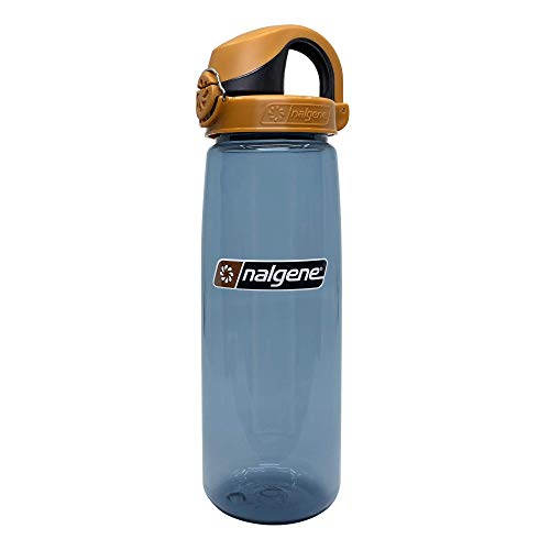 Nalgene On the Fly BPA - Botella de agua, rinoceronte con marrón/negro, 24 onzas