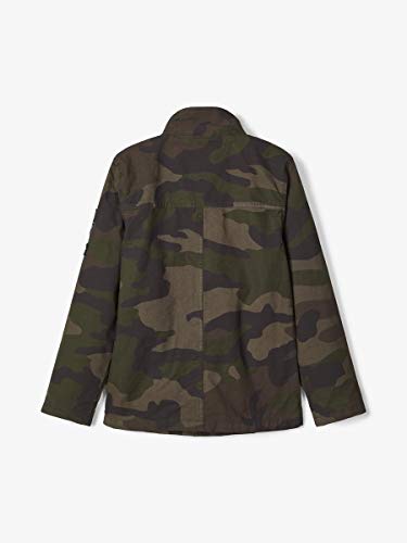 NAME IT Nkmmylvester Camo Jacket Chaqueta, Rosin, 128 para Niños