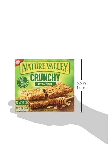 Nature Valley Crunchy Avena y Miel Barrita de Cereales, 5 x 42g