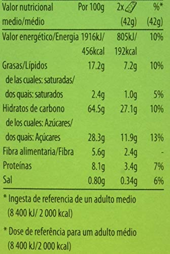 Nature Valley Crunchy Avena y Miel Barrita de Cereales, 5 x 42g