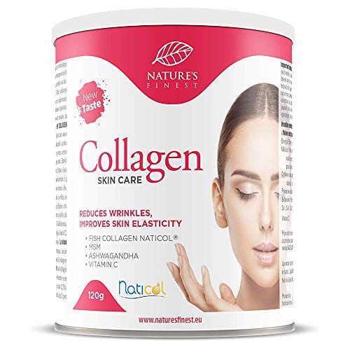 Nature's Finest Colágeno SkinCare con Naticol®, MSM, Vitamina C y Ashwagandha | Mezcla de bebida patentada para una piel luminosa sin arrugas | Péptidos hidrolizados para una absorción óptima