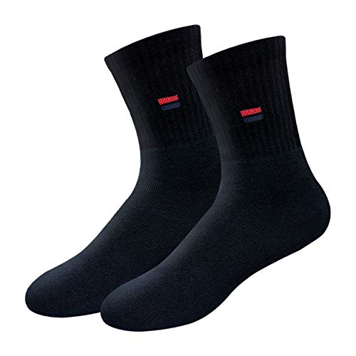 NAVYSPORT Calcetines de Deporte con Acolchado de Algodón (Pack de 5) Unisex Adulto (EU 38-42, Multicolor)