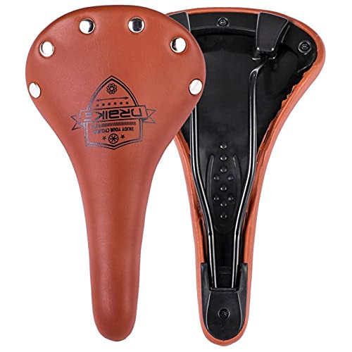 N\C Bicycle Saddle Leather Soft Bike Seat Cover Mat Cycling Bike Saddle Cushion Cycling Saddle Bike Saddle Racing Seat Mountain Bike