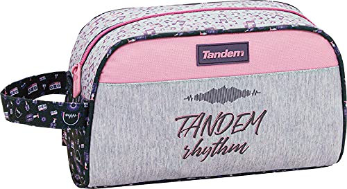 Neceser de Viaje Tandem Music | Organizador de Equipaje de Mano Adaptable a Carro de Mochila, Neceser Viaje con Bolsillo de Gran Capacidad y Asa para Transporte - Medidas 25 x 15,5 x 11