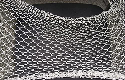 Negal Safety Net Cat Safety Net Balcon Protección Net Cerca Decorativa Cerca Net para Niños Color Blanco Deportes Protección De Campo Red Net Durable Barandilla Escaleras Red(Size:1 * 2m（3 * 7ft）)