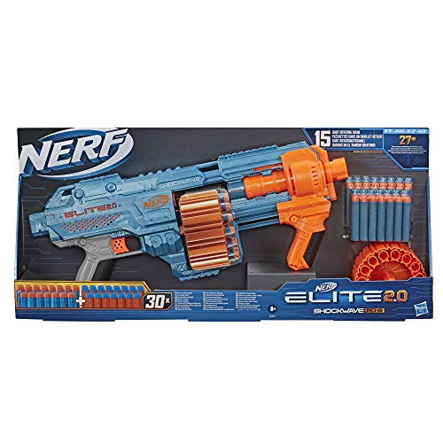 Nerf Elite 2.0 Shockwave Rd-15, Color, estándar (Hasbro E9527EU4)