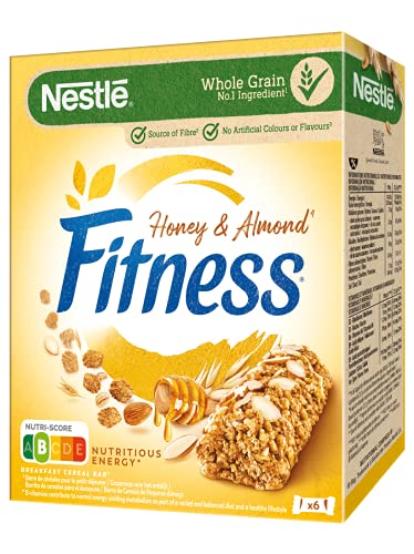 Nestlé Fitness Barritas, Miel y Almendras, 6 x 23.5g