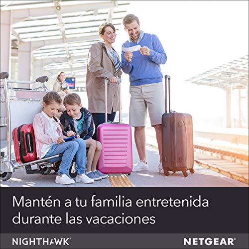 NETGEAR Router 4G sim MR1100, Nighthawk Modem 4G e Router sim, Puerta Ethernet, Velocidad de hasta 1 Gbps