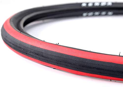 Neumático De Bicicleta Plegable 20X1.35 32-406 60Tpi Neumáticos De Bicicleta De Montaña MTB Ultraligero 220G Neumáticos De Ciclismo20 50-85 PSI (Tamaño: Rojo)