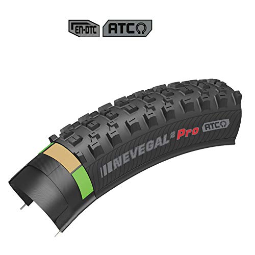 Neumático para Bicicleta Nevegal 2 Pro ATC - 27.5 x 2,40 - Goma de Doble Banda Antipinchazos y Roturas - Compuesto EN-DTC - Carcasa Advanced Trail - Cinturón de K-Armor - Kenda