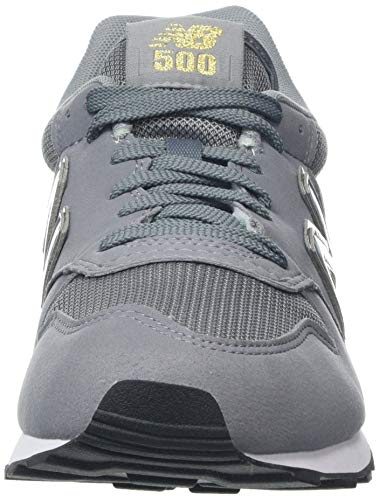 New Balance 500 Core, Zapatillas Mujer, Gris (Grey/Pink Gkg), 40 EU