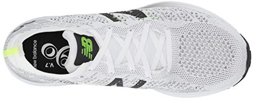 New Balance 890v7 - Zapatillas de running para hombre, Blanco (Blanco/Negro/Rgb Verde), 38.5 EU