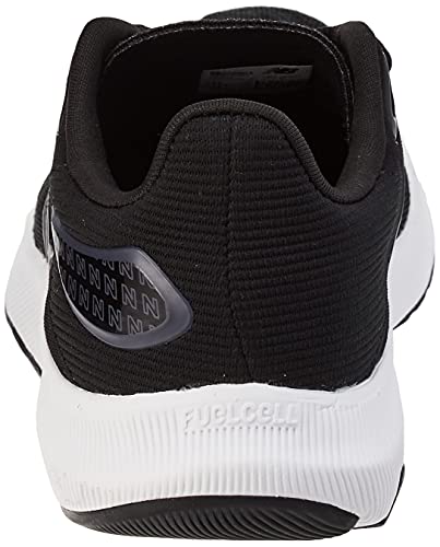 New Balance Boy's FuelCell Propel V3 Running Shoe, Black/White/Black Metallic, 7 Wide Big Kid