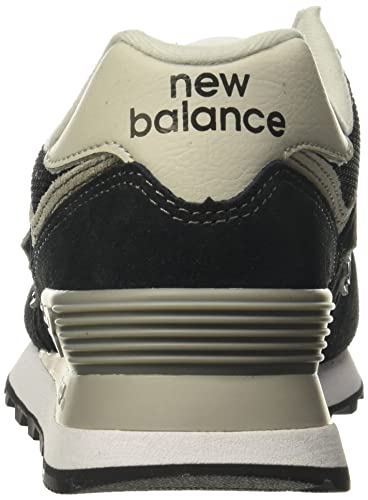 New Balance Mujer 574v2 Core, Zapatillas Negro (Black), 40.5 EU