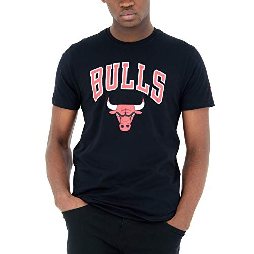 New Era Chicago Bulls Blk Camiseta de Béisbol, Sin género, Multicolor, M