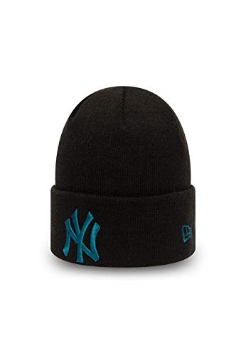 New Era Gorro Modelo League Essential Cuff Knit NEYYAN Marca, Black, Talla única