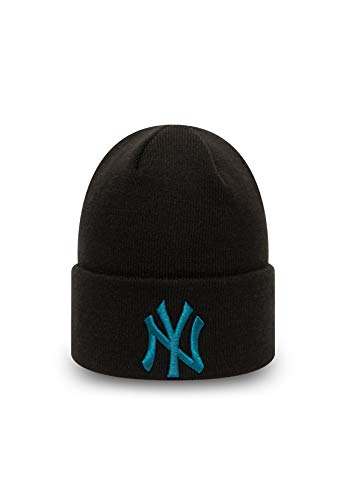 New Era Gorro Modelo League Essential Cuff Knit NEYYAN Marca, Black, Talla única