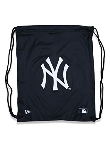 New Era MLB Gym Sack Neyyan Black Bolsa Y Mochila, Unisex Adulto, Talla Única