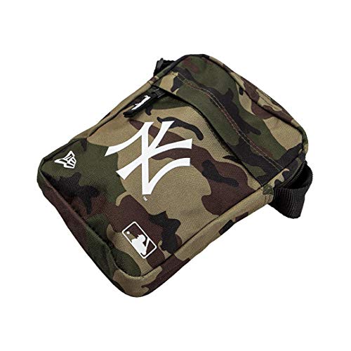 New Era MLB Side Bag NEYYAN WDC Bolsa, Adultos Unisex, Green Med (Verde), Talla Única