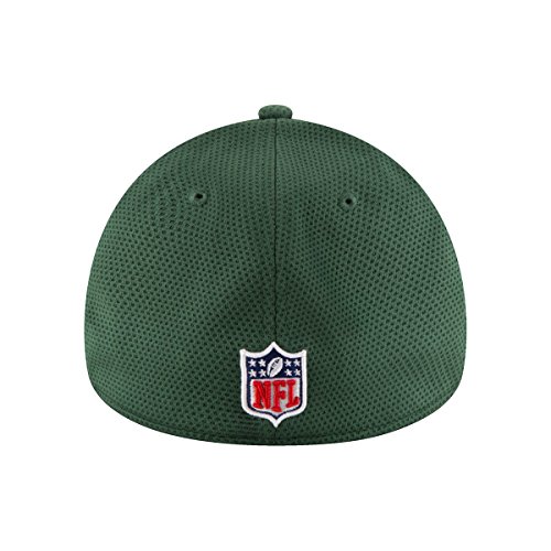 New Era Sideline Tech 39Thirty Grepac OTC Gorra Línea Green Bay Packers de Tenis, Hombre, M-L