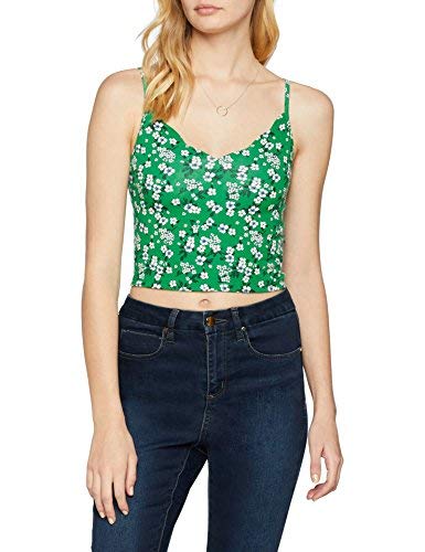 New Look 5794563 Camiseta de Tirantes, Verde (Green Pattern 39), 46 para Mujer