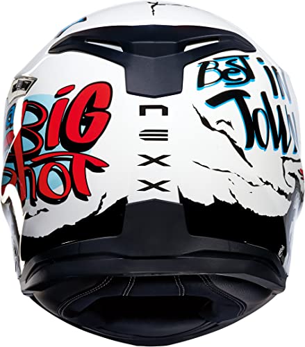 Nexx SX.100 BIG SHOT CASCO INTEGRAL BLANCO L