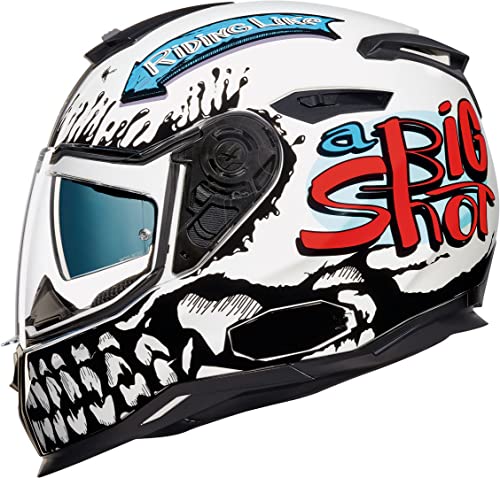 Nexx SX.100 BIG SHOT CASCO INTEGRAL BLANCO L