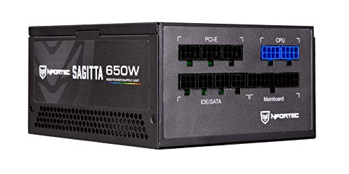 Nfortec Sagitta Fuente de alimentación 80 Plus Gold 650W Full Modular con Retroiluminación RGB en Diferentes Efectos y Colores