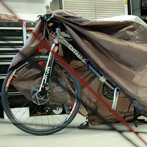 Nicely Net Protector Extra Grande de Bicicleta - Funda Impermeable con Cierre para Bici - “Deflector” (165-175 centimetros)