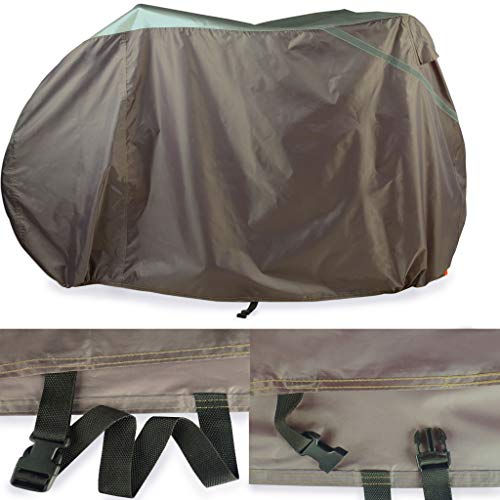 Nicely Net Protector Extra Grande de Bicicleta - Funda Impermeable con Cierre para Bici - “Deflector” (165-175 centimetros)