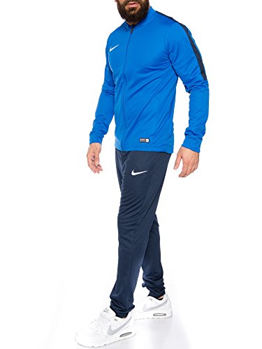 Nike Academy16 Knt Tracksuit 2, Chándal Para Hombre, Azul / Negro / Blanco (Royal Blue/Obsidian/Obsidian/White), L