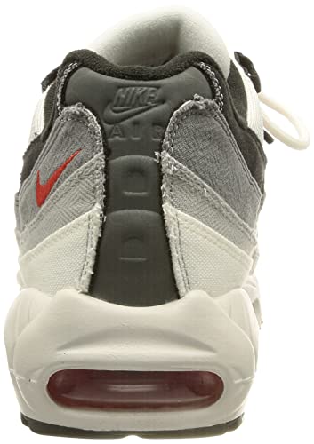 Nike Air MAX 95, Zapatillas para Correr Hombre, Summit White Chile Red Off Noir, 44.5 EU