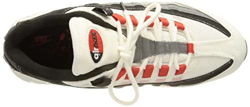 Nike Air MAX 95, Zapatillas para Correr Hombre, Summit White Chile Red Off Noir, 44.5 EU