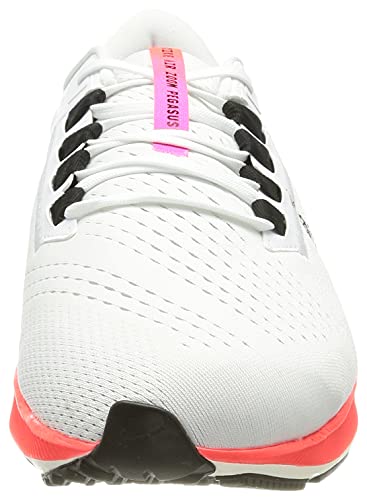 Nike Air Zoom Pegasus 38 T, Zapatillas para Correr Hombre, White/Black-Football Grey-Pink, 45 EU