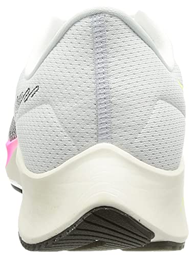 Nike Air Zoom Pegasus 38 T, Zapatillas para Correr Hombre, White/Black-Football Grey-Pink, 45 EU