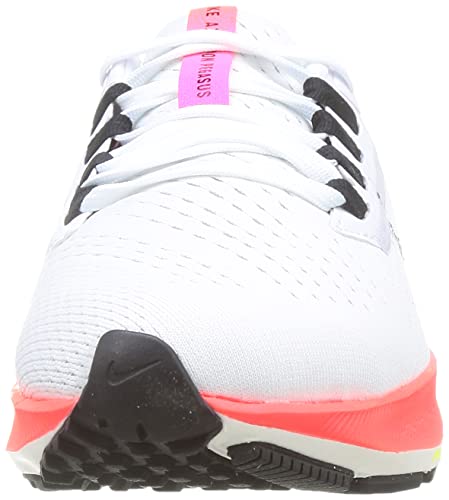 Nike Air Zoom Pegasus 38 T, Zapatillas para Correr Mujer, White/Black-Football Grey-Pink, 38.5 EU