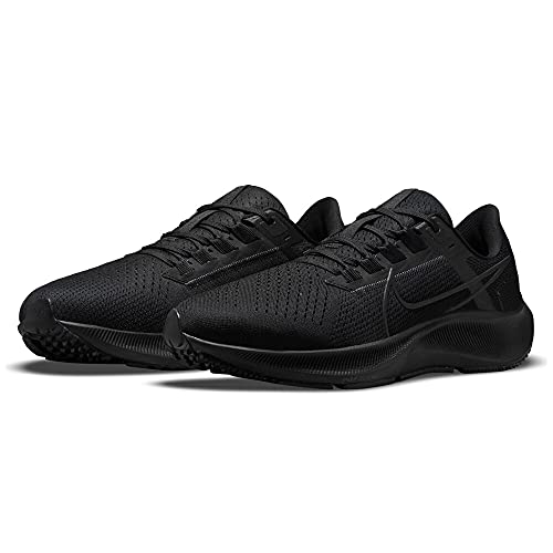 Nike Air Zoom Pegasus 38, Zapatillas para Correr Hombre, Black Black Black Anthracite Volt, 43 EU