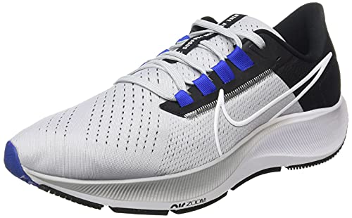 Nike Air Zoom Pegasus 38, Zapatos para Correr Hombre, Black/White-Anthracite-Volt, 47.5 EU