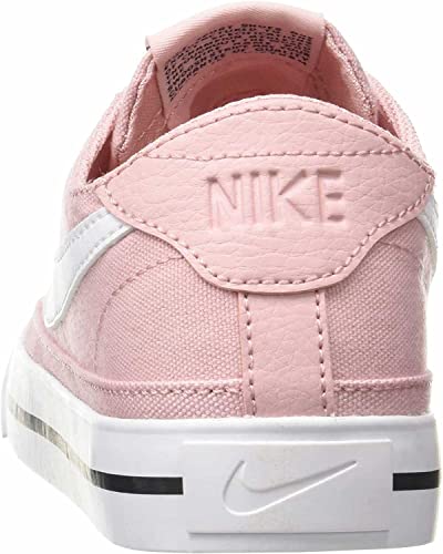 Nike Court Legacy Cnvs, Zapatos Mujer, Pink Glaze/White-Black-Team Or, 40 EU