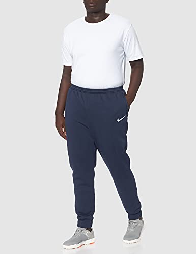 NIKE CW6907 M NK FLC PARK20 Pant KP Pants Mens Obsidian/White/White L